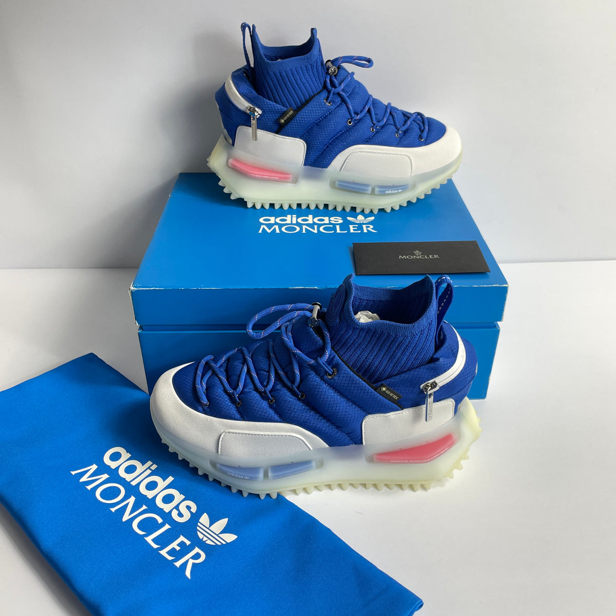 Adidas x Moncler NMD S1 Blue Sneakers
