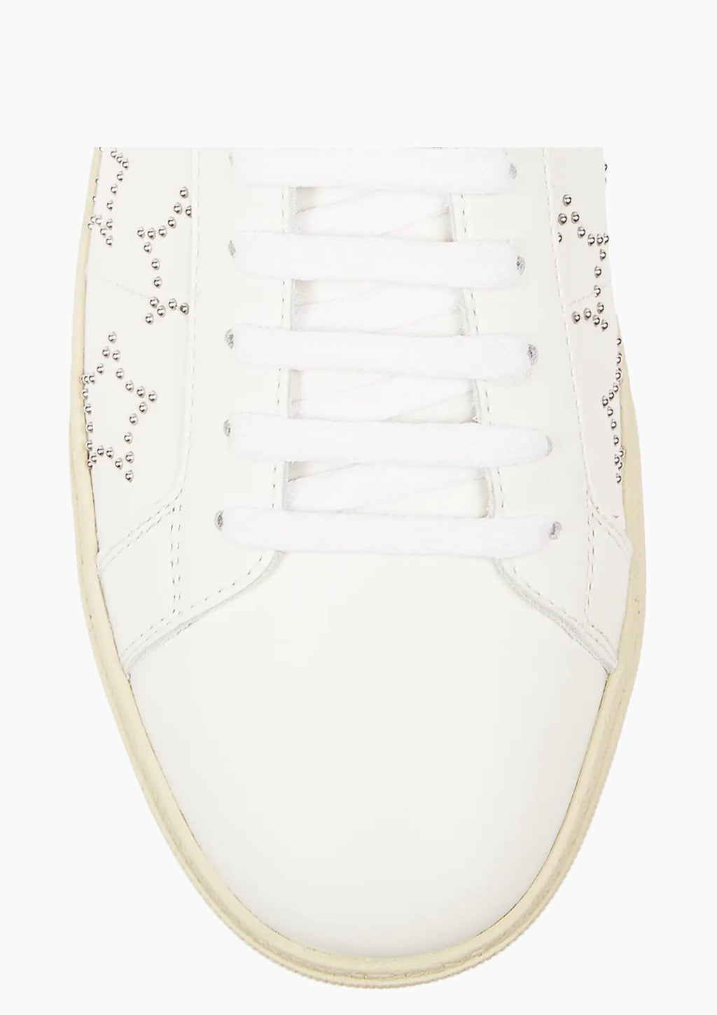 Saint Laurent Dotted Stars White Sneakers
