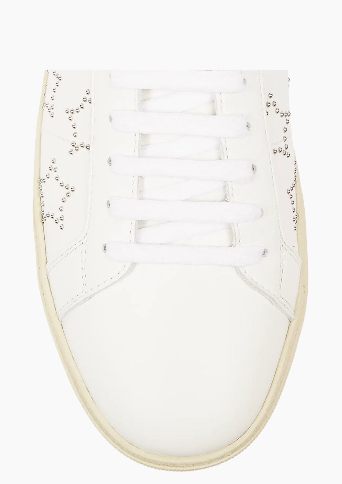 Saint Laurent Dotted Stars White Sneakers