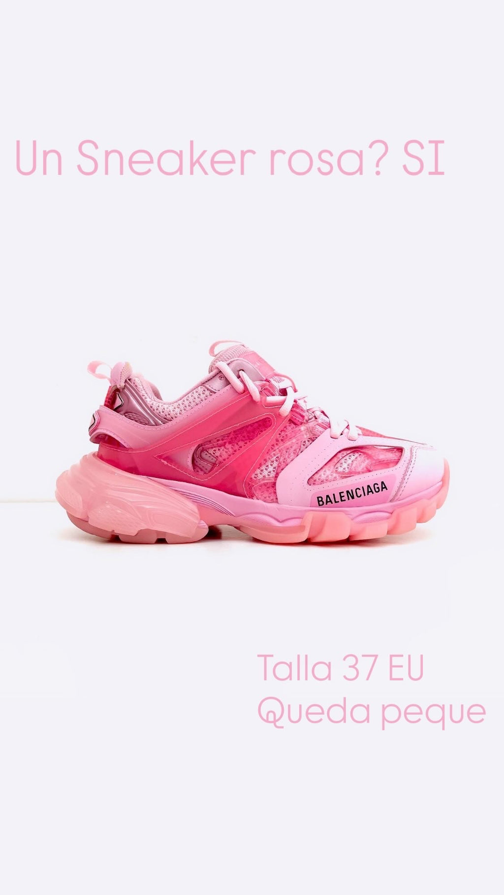 Balenciaga Track Pink Sneakers