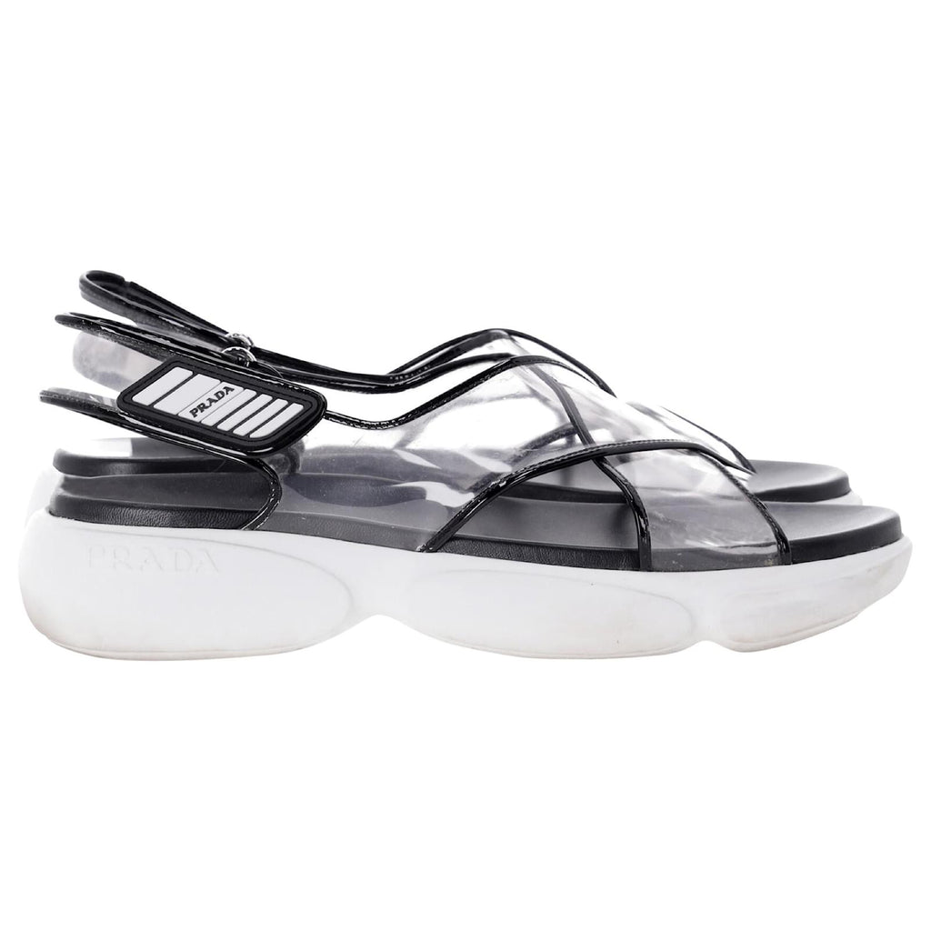 Prada Sandalias Transparentes