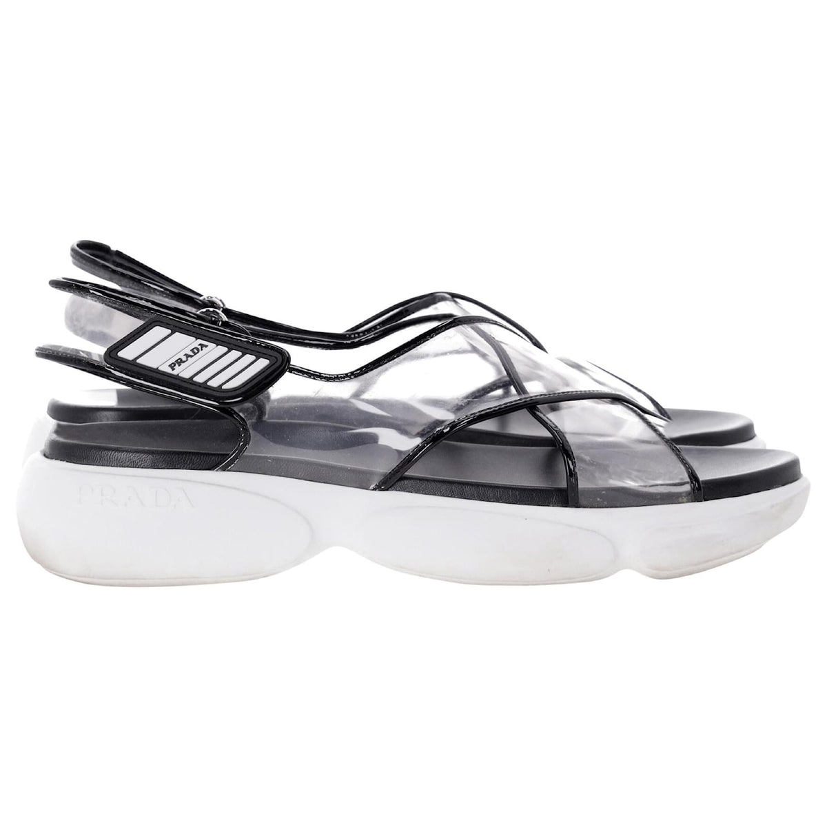 Prada Sandalias Transparentes