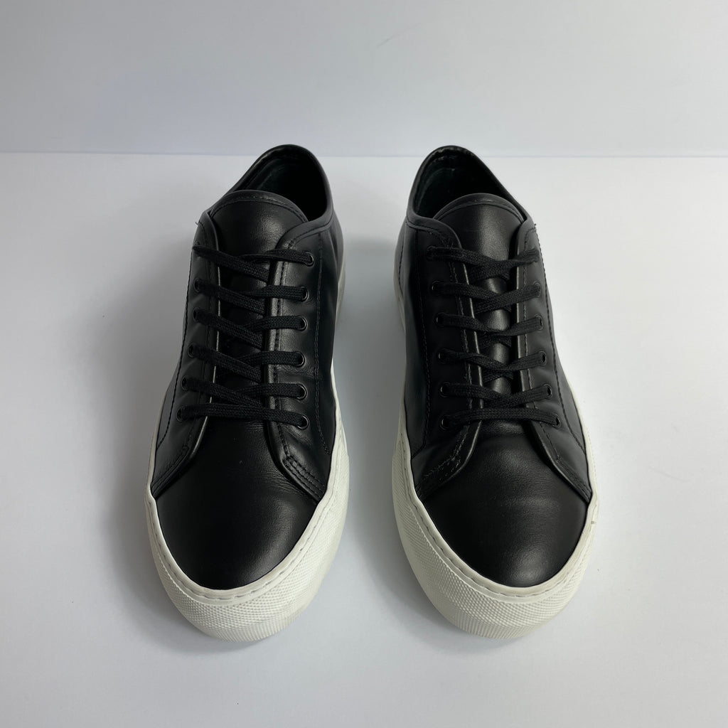 Tournament Low Super Sneakers de Cuero Negro