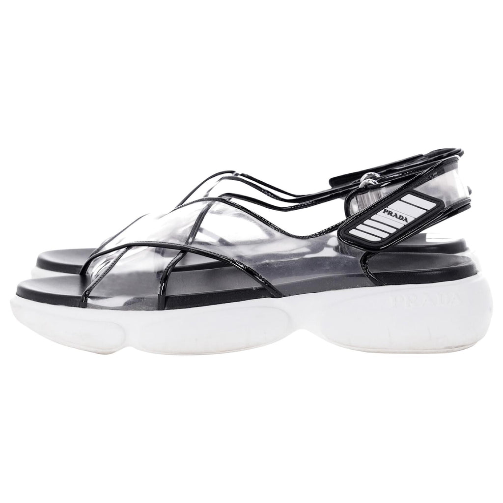 Prada Sandalias Transparentes