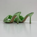 Bottega Veneta Lido Tacones Verde Esmeralda