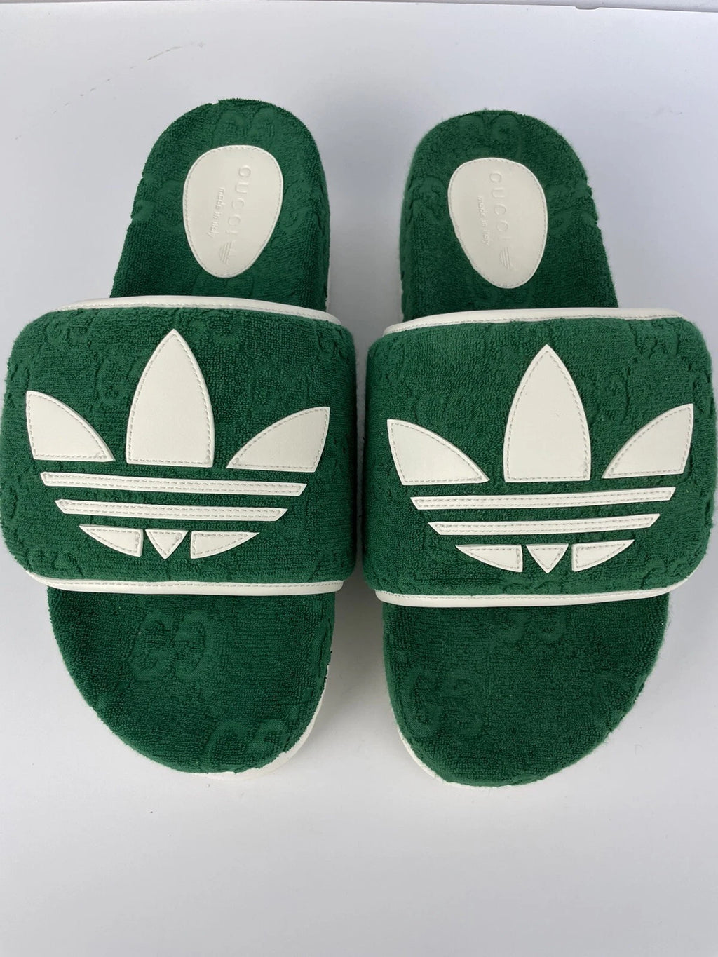 Gucci Collab Con Adidas Plataforma Verdes