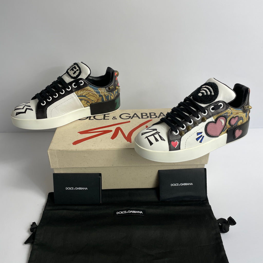 Dolce & Gabbana Portofino Sneakers Blancos Wifi