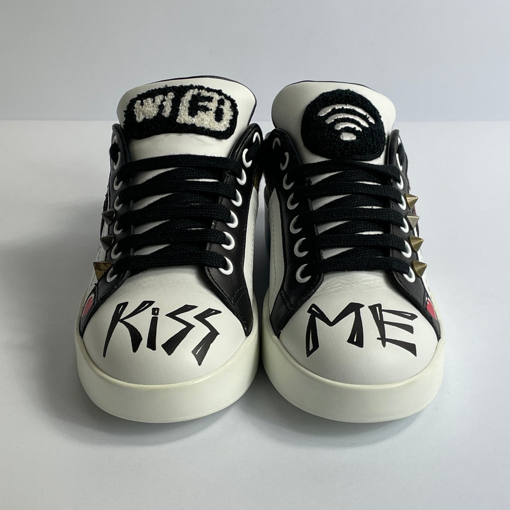 Dolce & Gabbana Portofino Sneakers Blancos Wifi