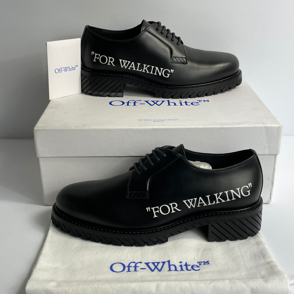 Off-White Walking Shoes Negros
