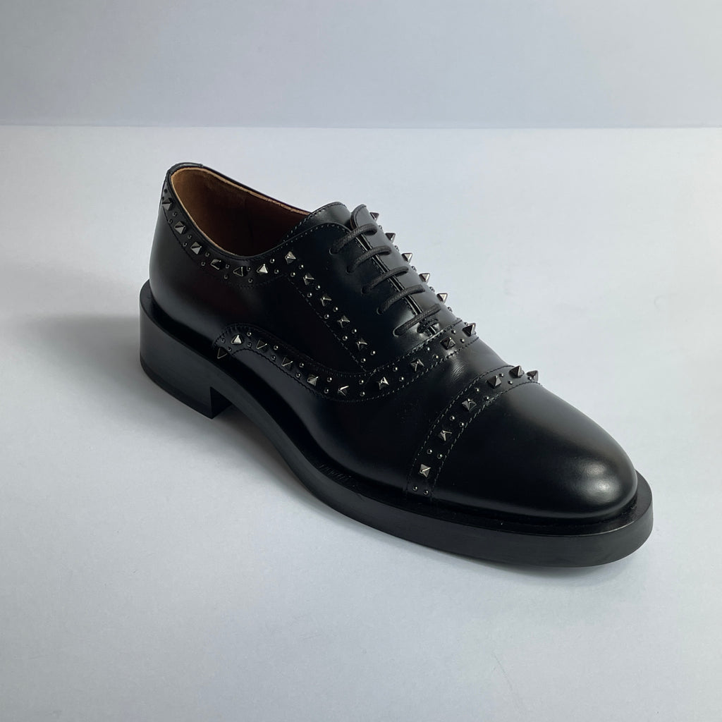 Valentino Garavani- Rockstud Black Formal Shoes