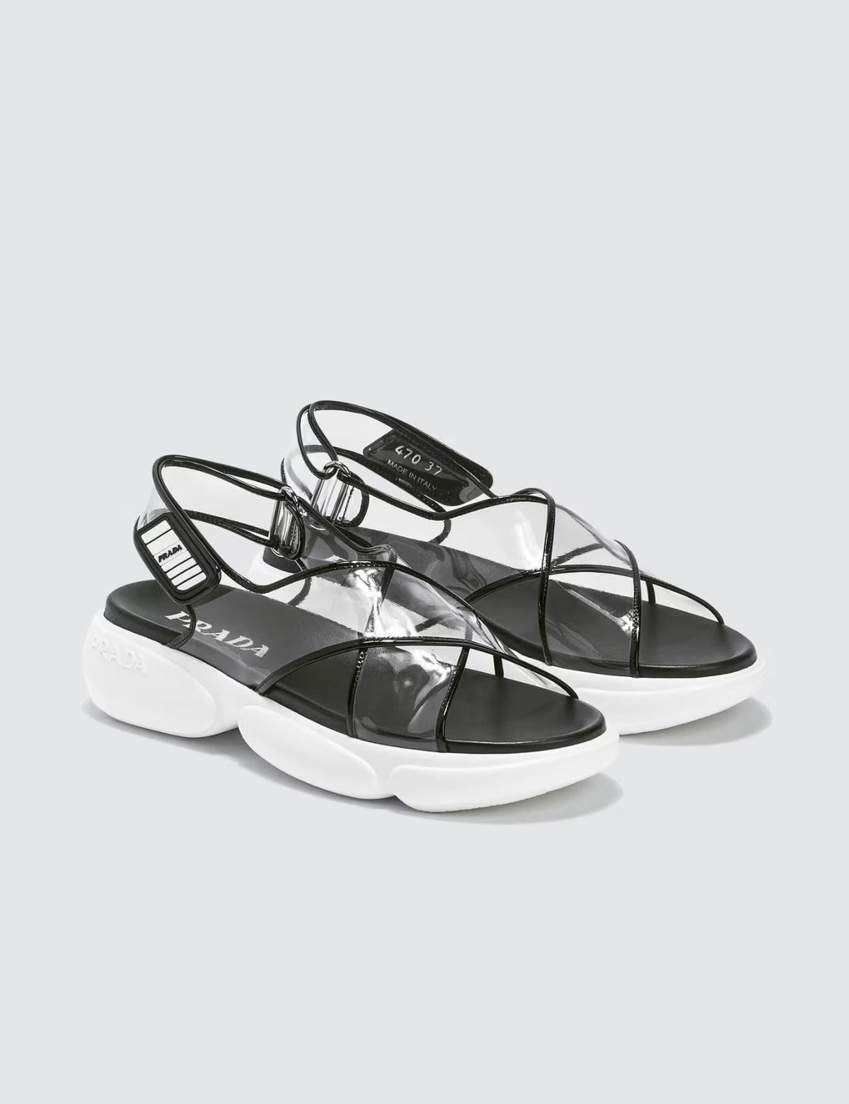 Prada Sandalias Transparentes