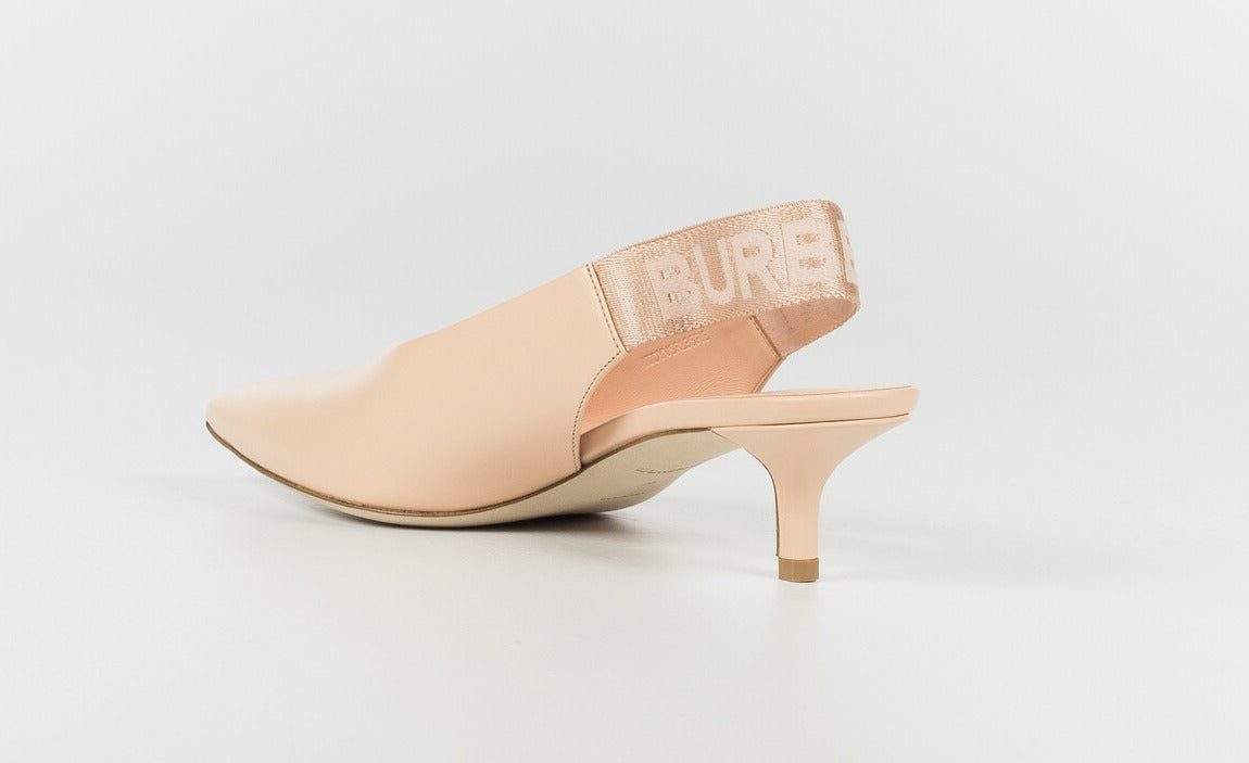 Burberry Kitten Heels Rosa Peach