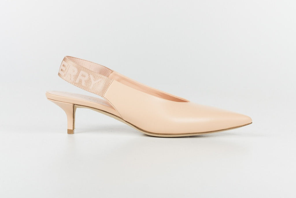 Burberry Kitten Heels Rosa Peach
