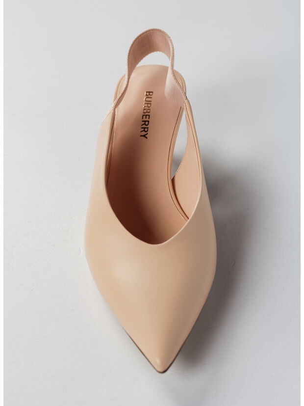 Burberry Kitten Heels Rosa Peach