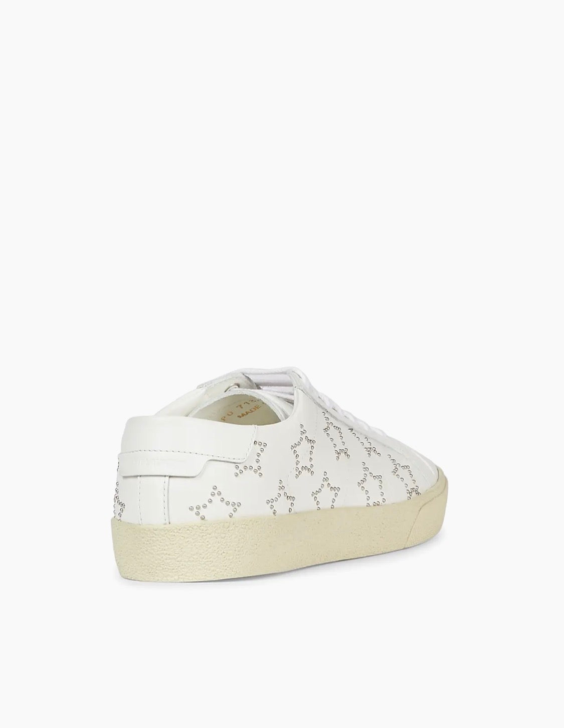 Saint Laurent Dotted Stars White Sneakers