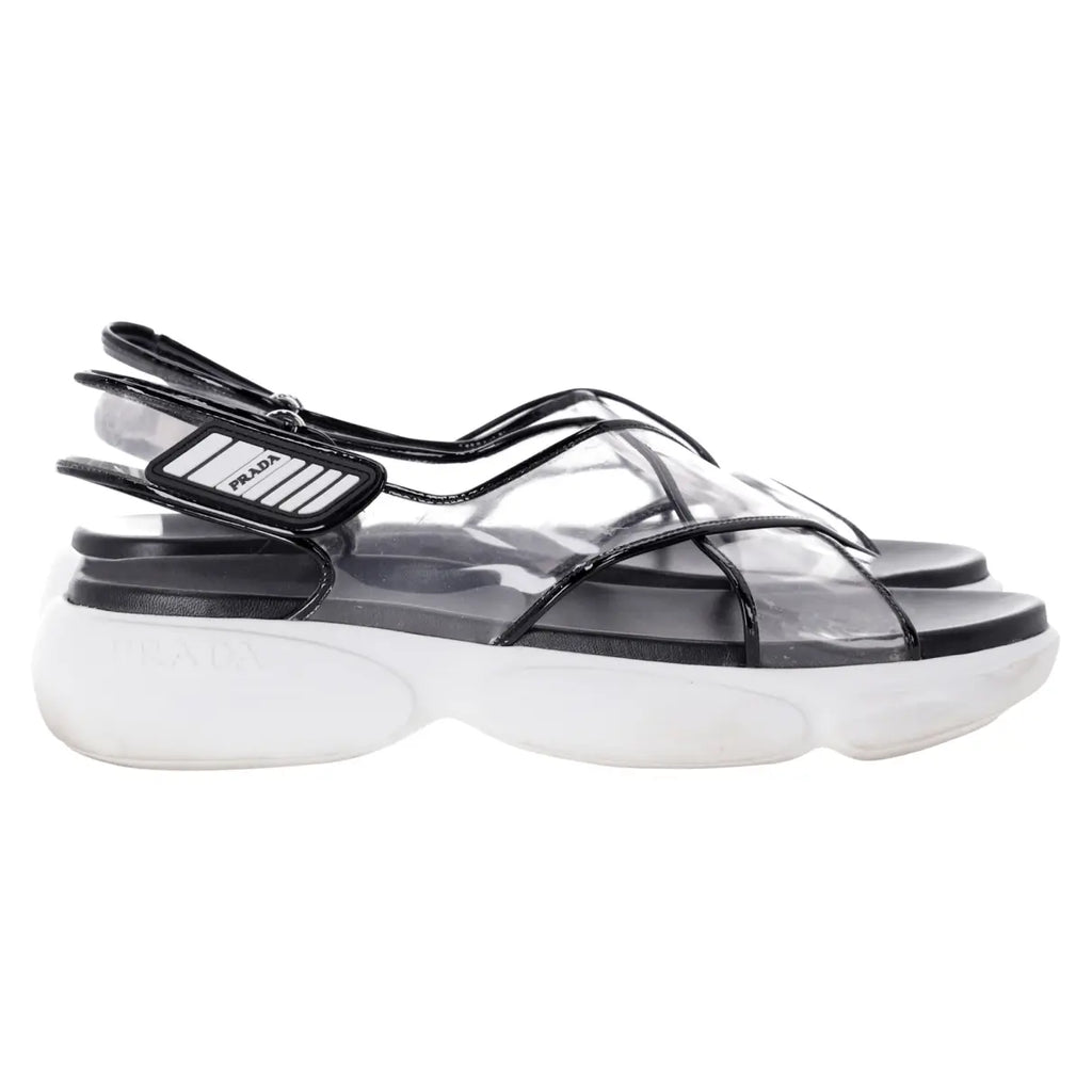 Prada Sandalias Transparentes