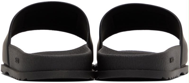 Hugo Boss Sandalias Negras con Parche Rojo Hugo