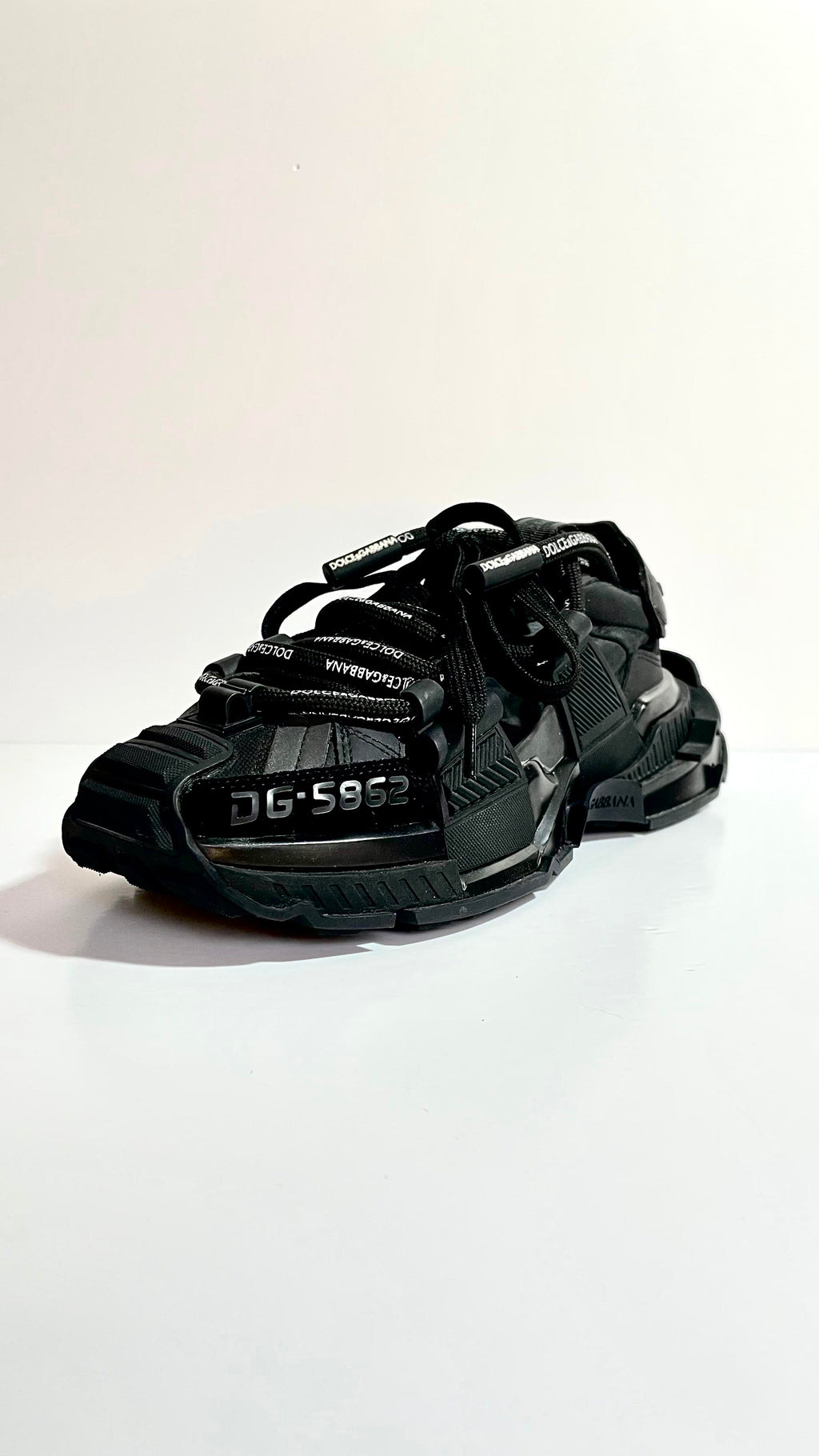 Dolce&Gabbana Sneakers 5862 Negros con Armadura