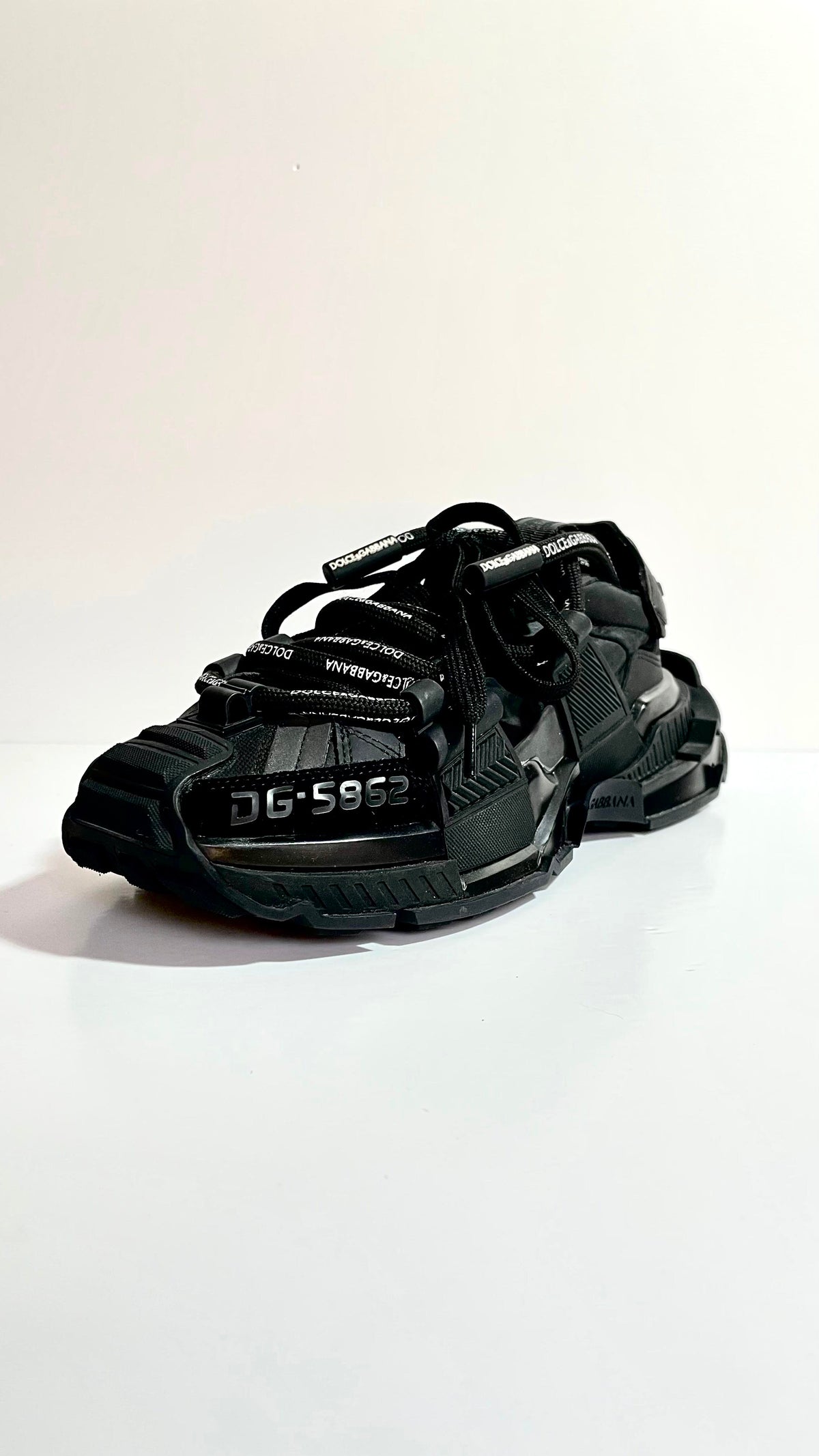 Dolce&Gabbana Sneakers 5862 Negros con Armadura