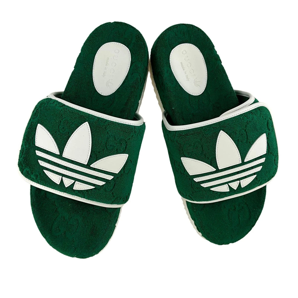 Gucci Collab Con Adidas Plataforma Verdes