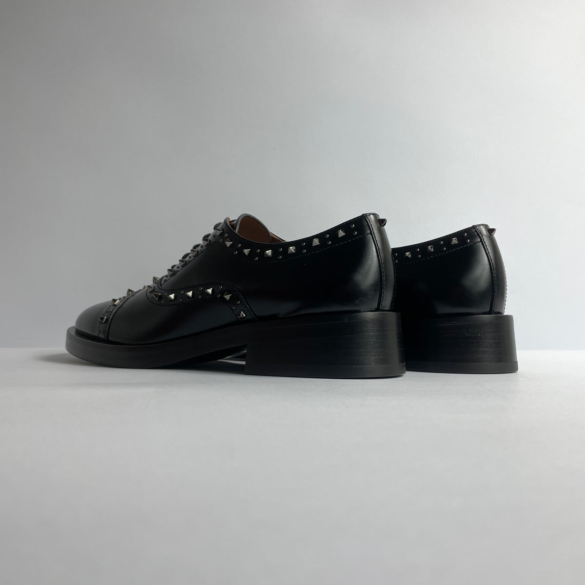 Valentino Garavani- Rockstud Black Formal Shoes