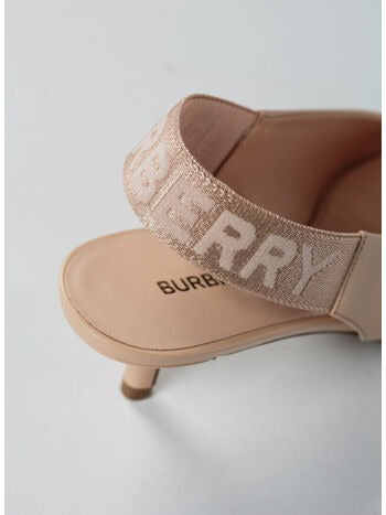 Burberry Kitten Heels Rosa Peach