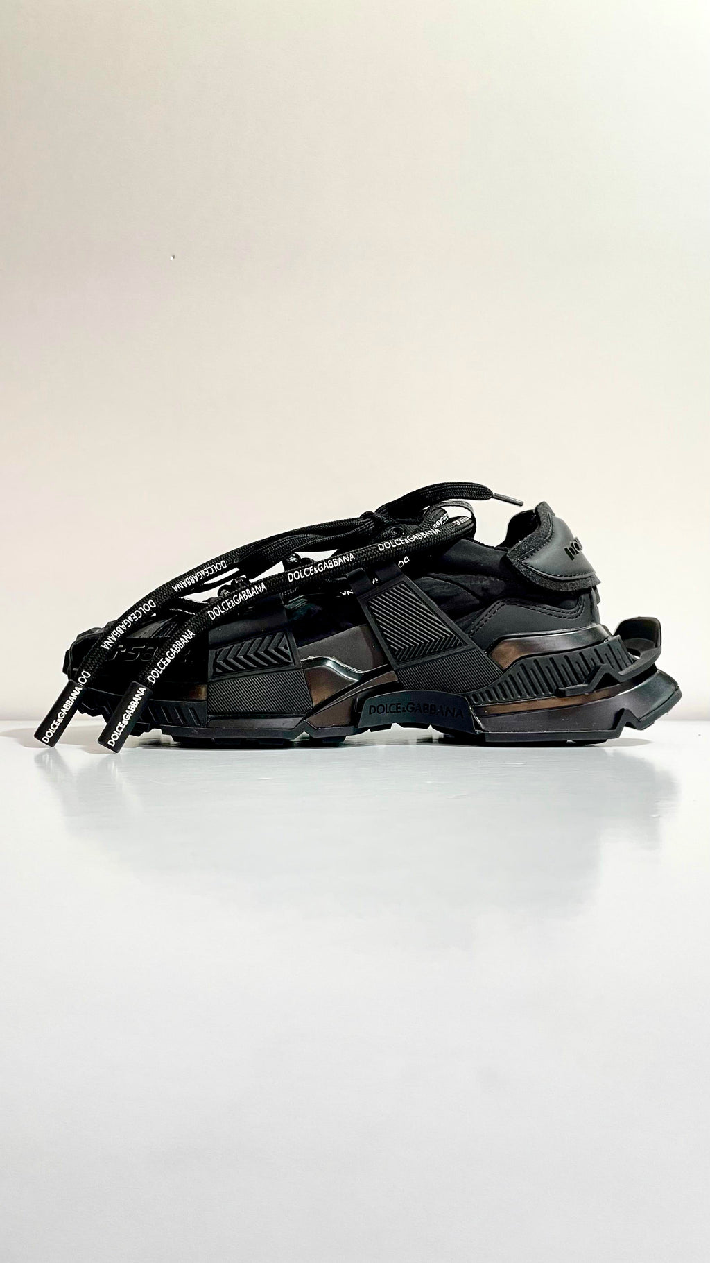 Dolce&Gabbana Sneakers 5862 Negros con Armadura