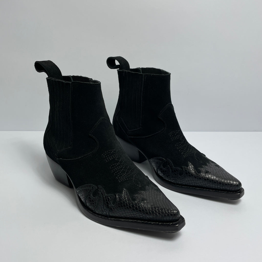 Zadig&Voltaire Lena Black Suede Booties