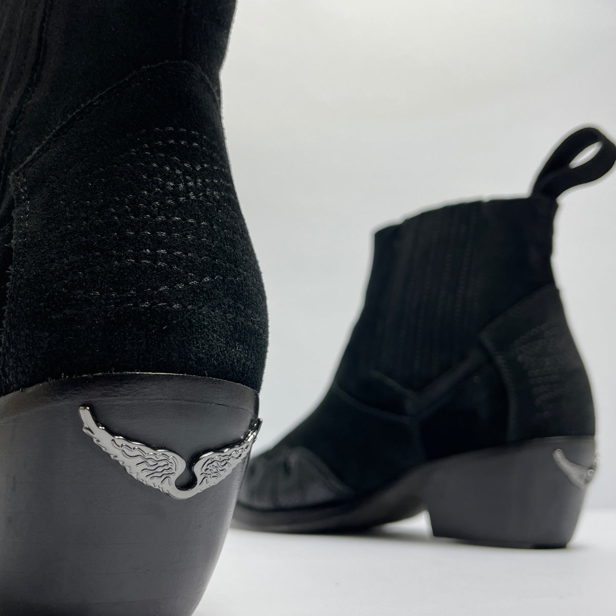 Zadig&Voltaire Lena Black Suede Booties
