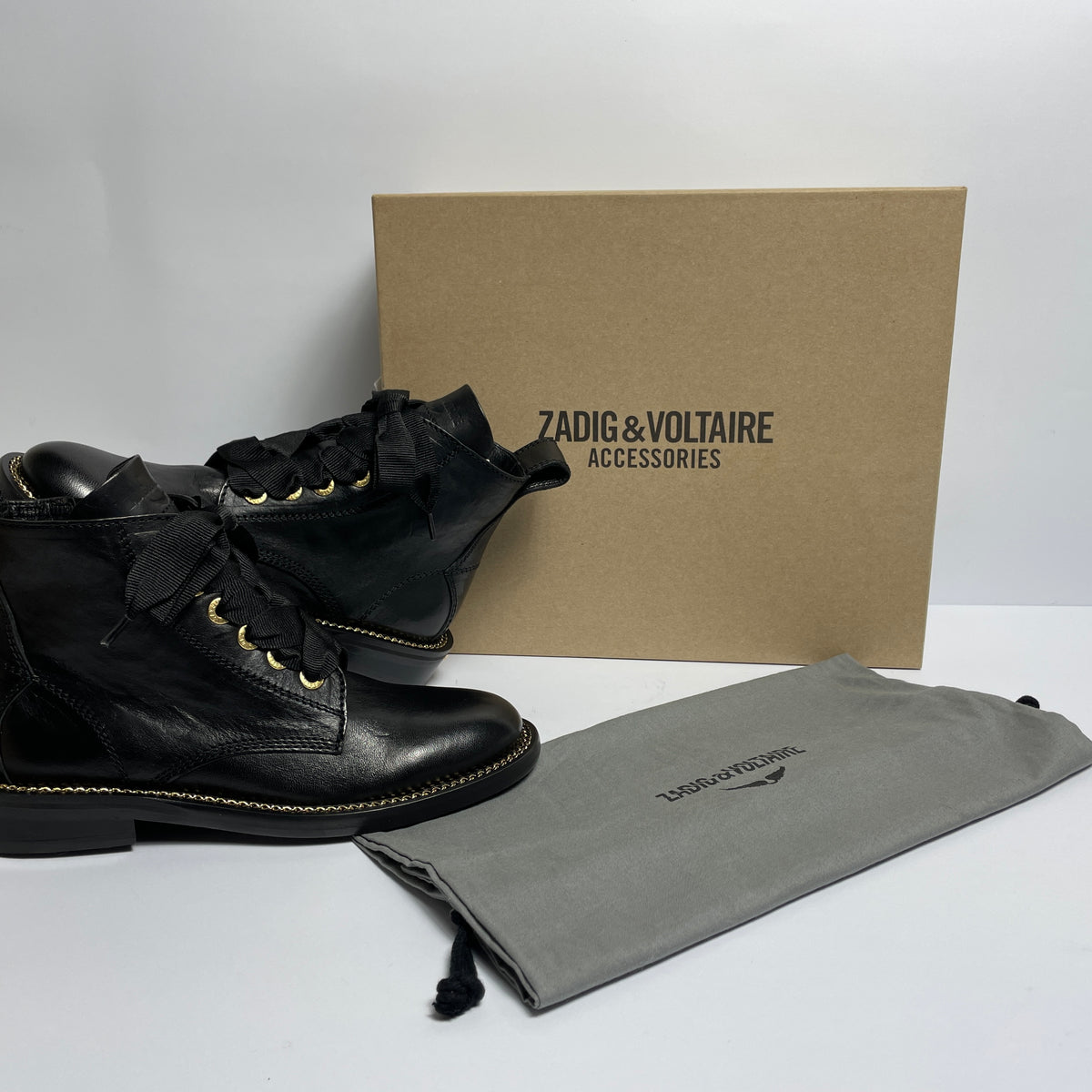 Zadig&Voltaire Lauren Black Booties